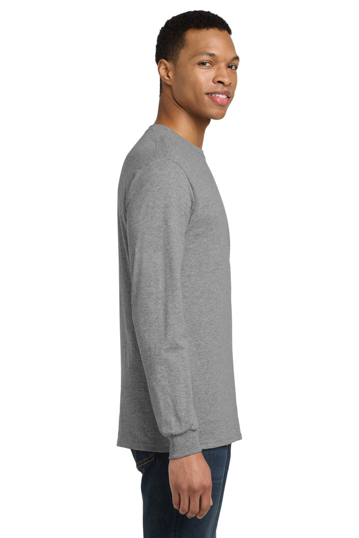 GphHeather Gildan - DryBlend 50 Cotton/50 Poly Long Sleeve T-Shirt. 8400