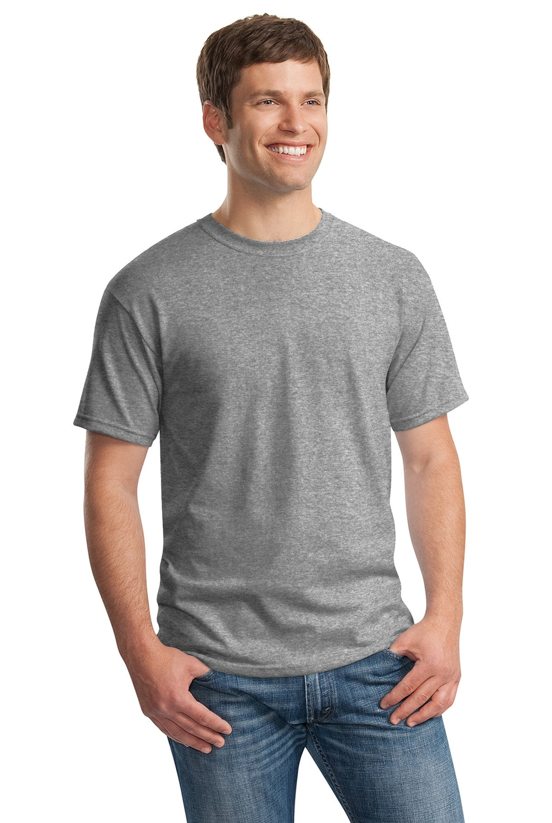GphHeather Gildan - Heavy Cotton 100% Cotton T-Shirt. 5000