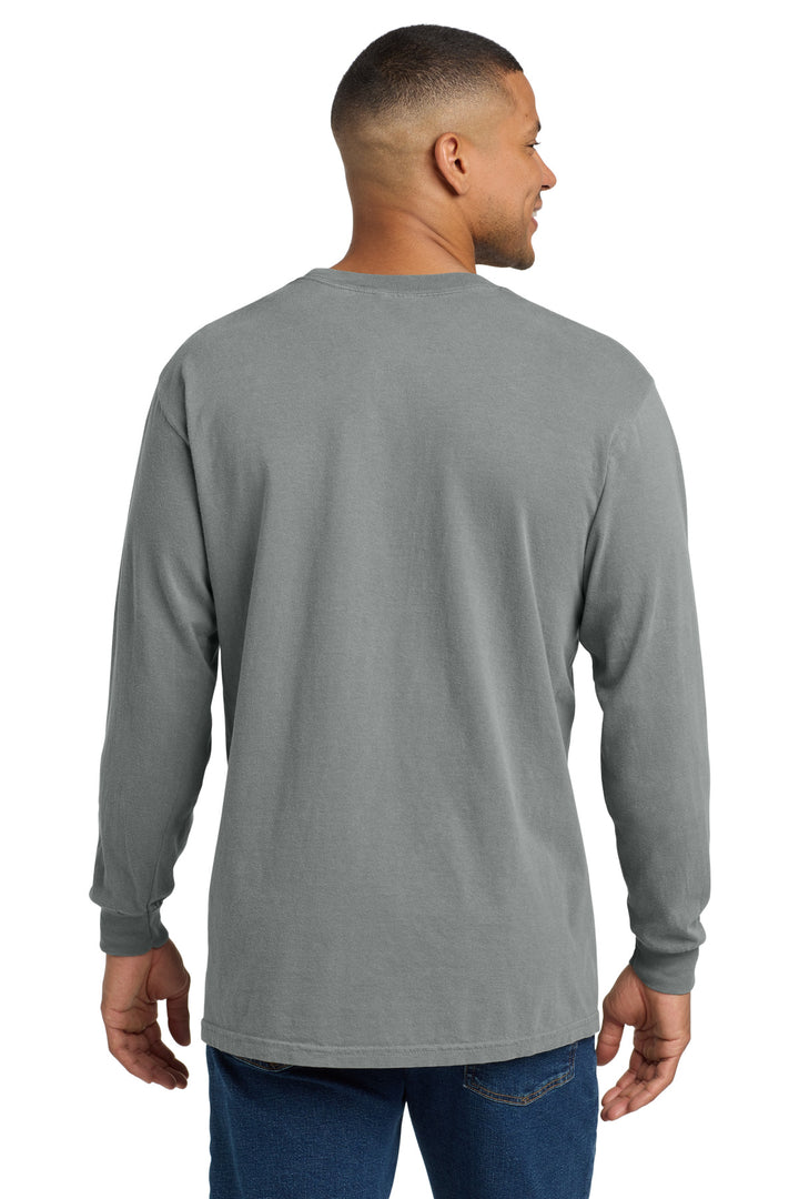 Granite COMFORT COLORS Heavyweight Ring Spun Long Sleeve Pocket Tee. 4410