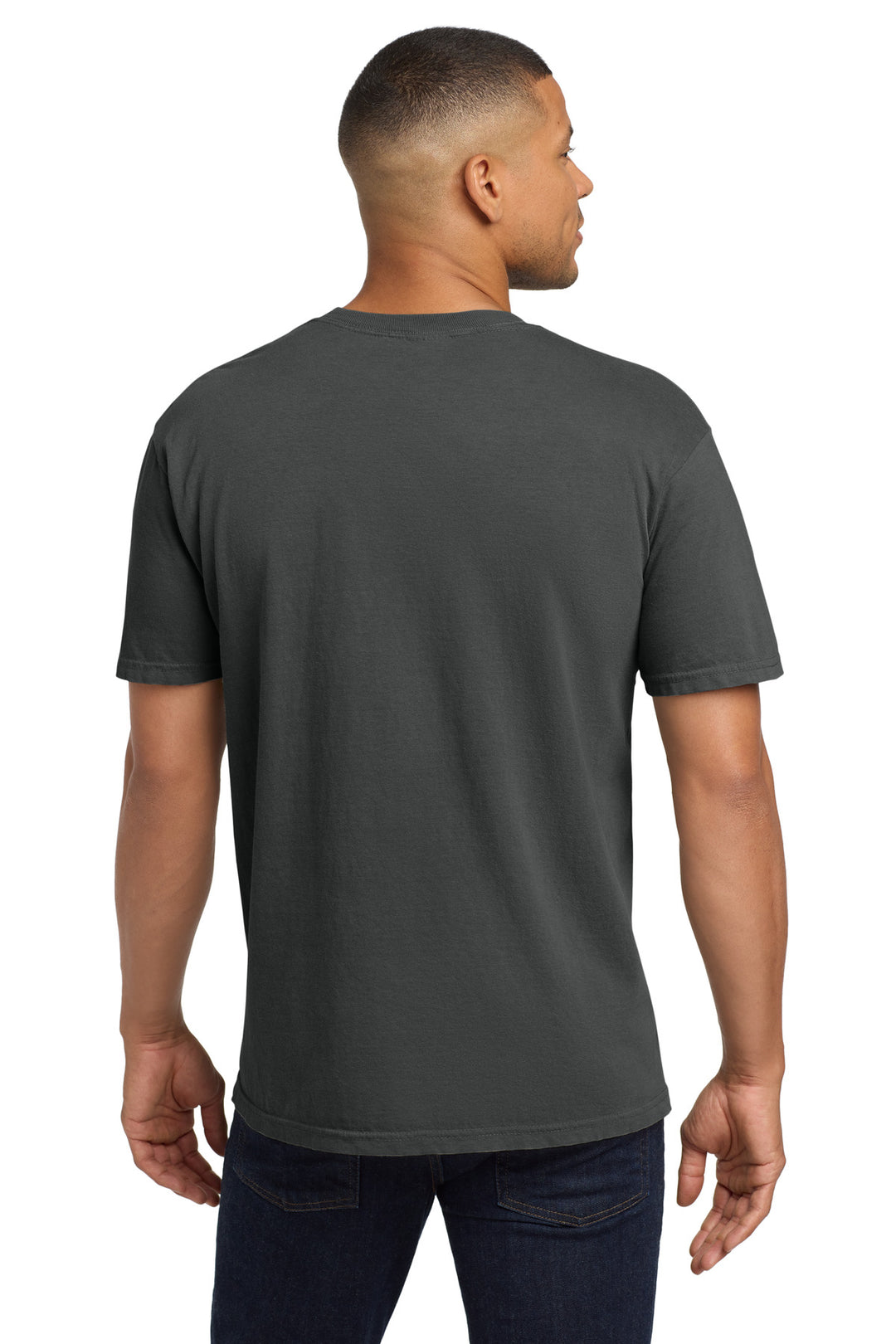 Graphite COMFORT COLORS Heavyweight Ring Spun Pocket Tee. 6030