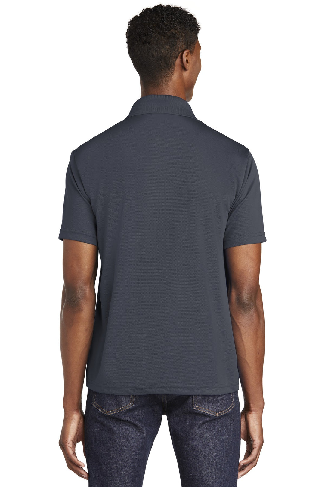Graphite Grey Sport-Tek PosiCharge RacerMesh Polo. ST640