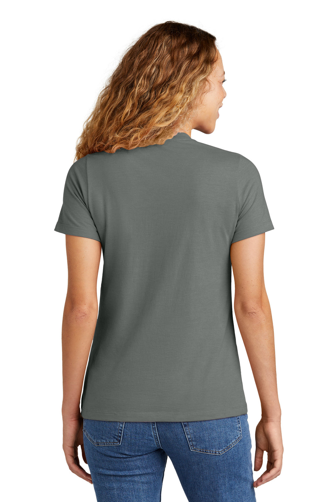 Gunmetal Gildan Softstyle Women's CVC T-Shirt 64001LCVC