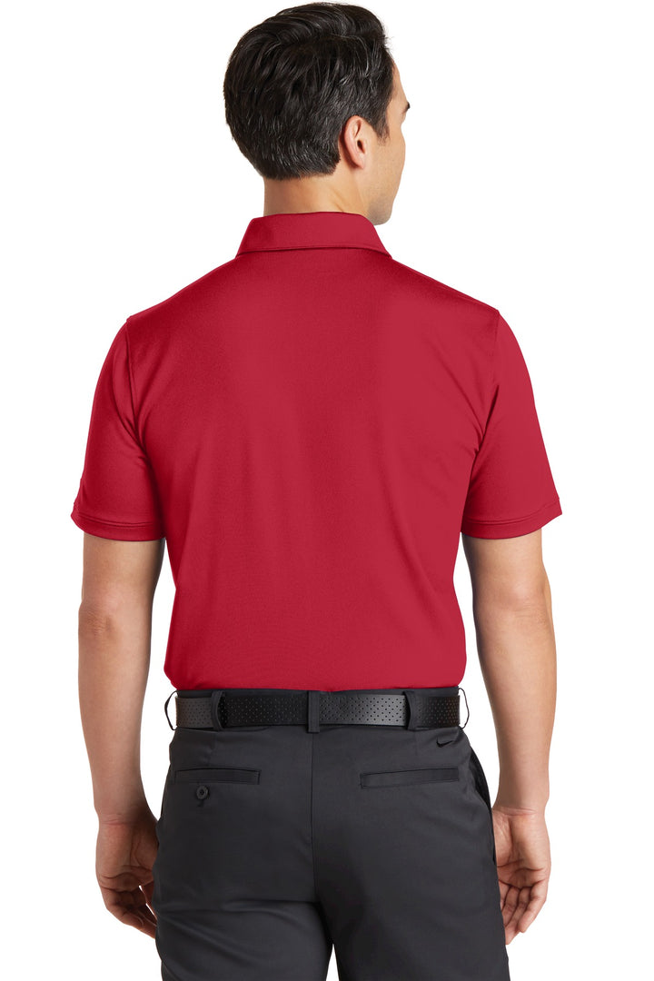 Gym Red Nike Dri-FIT Solid Icon Pique Modern Fit Polo. 746099