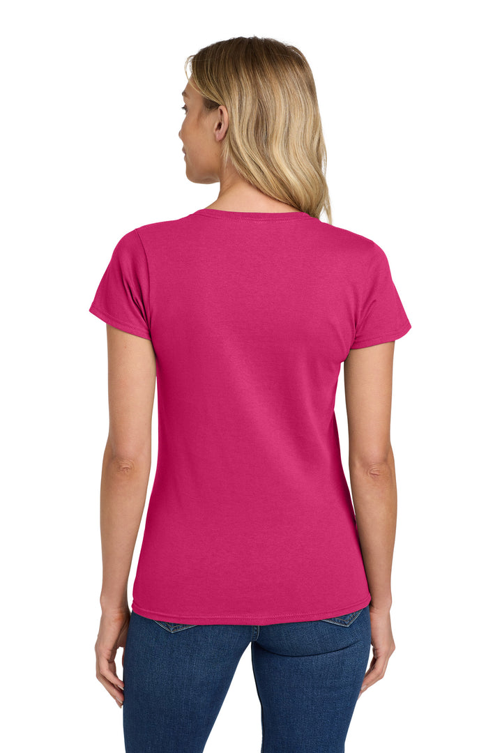 Heliconia Gildan Women's Heavy Cotton 100% Cotton T-Shirt. 5000L