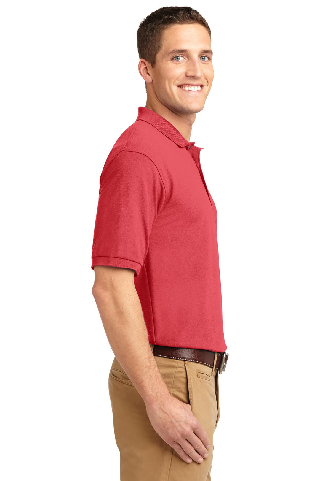 Hibiscus Port Authority Silk Touch Polo K500