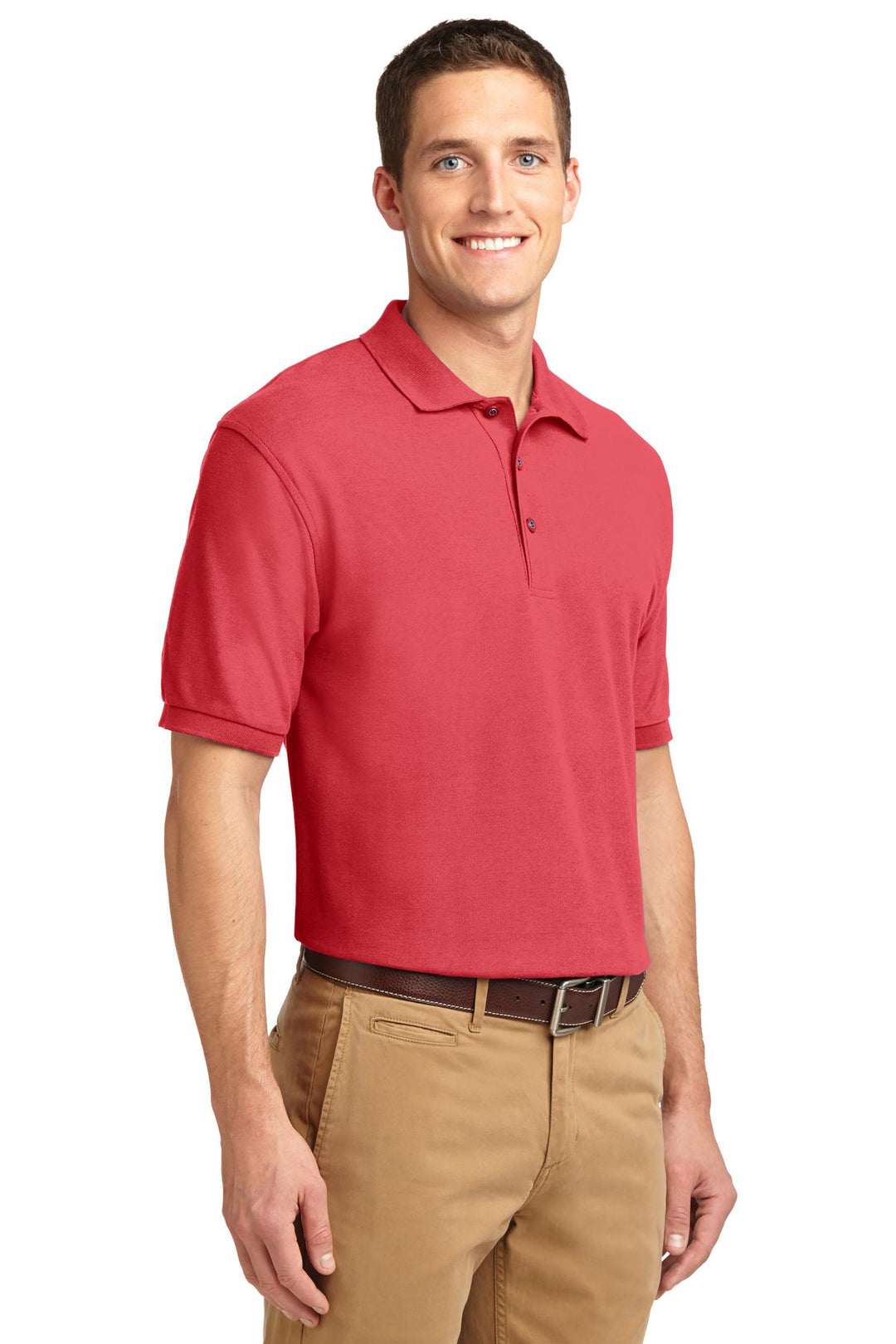 Hibiscus Port Authority Silk Touch Polo K500