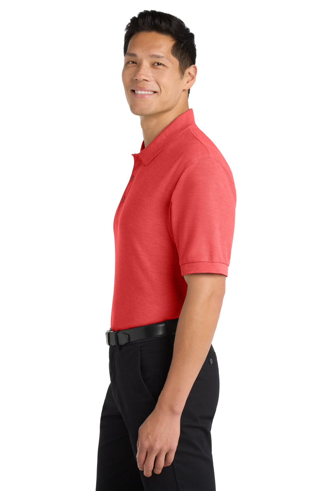 Hibiscus Port Authority Silk Touch Polo K500