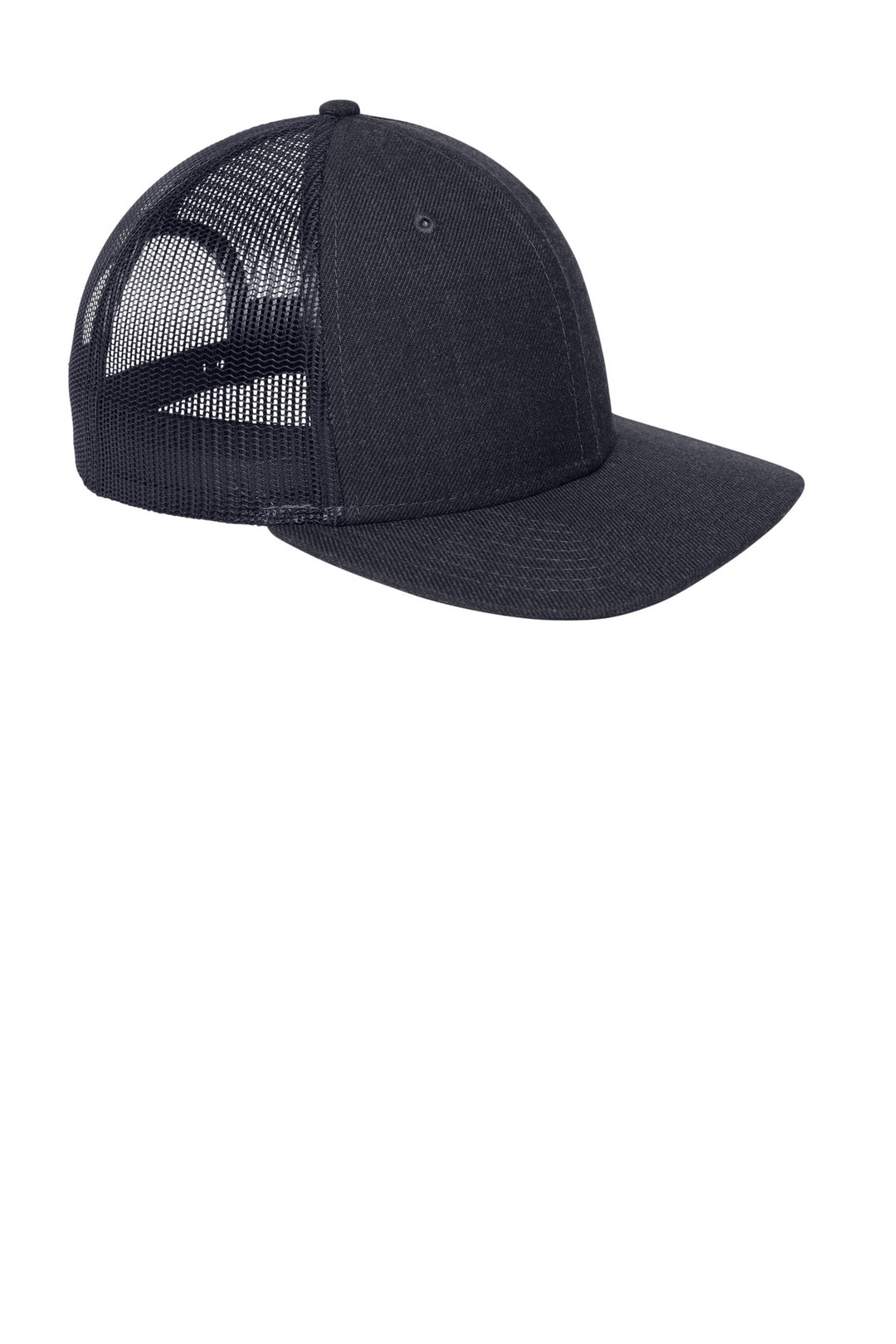Hthr Navy/Navy New Era Snapback Low Profile Trucker Cap NE207