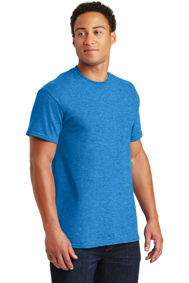 Hthr Sapphire Gildan - Ultra Cotton 100% US Cotton T-Shirt. 2000
