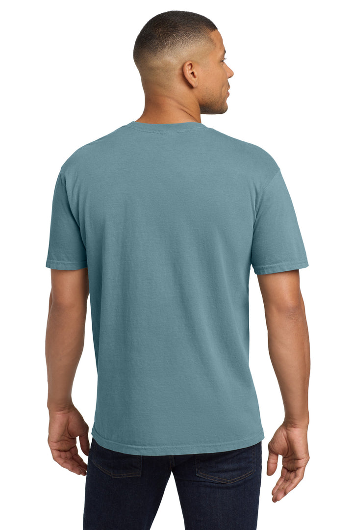 Ice Blue COMFORT COLORS Heavyweight Ring Spun Pocket Tee. 6030