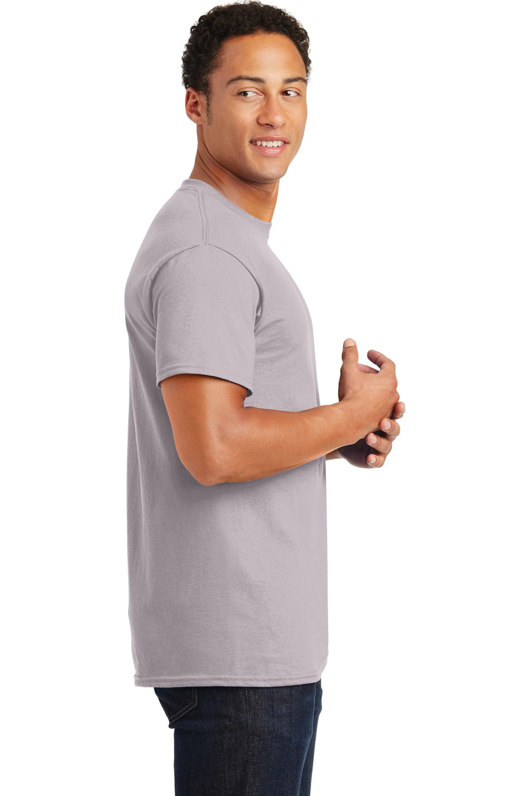 Ice Grey Gildan - Ultra Cotton 100% US Cotton T-Shirt. 2000
