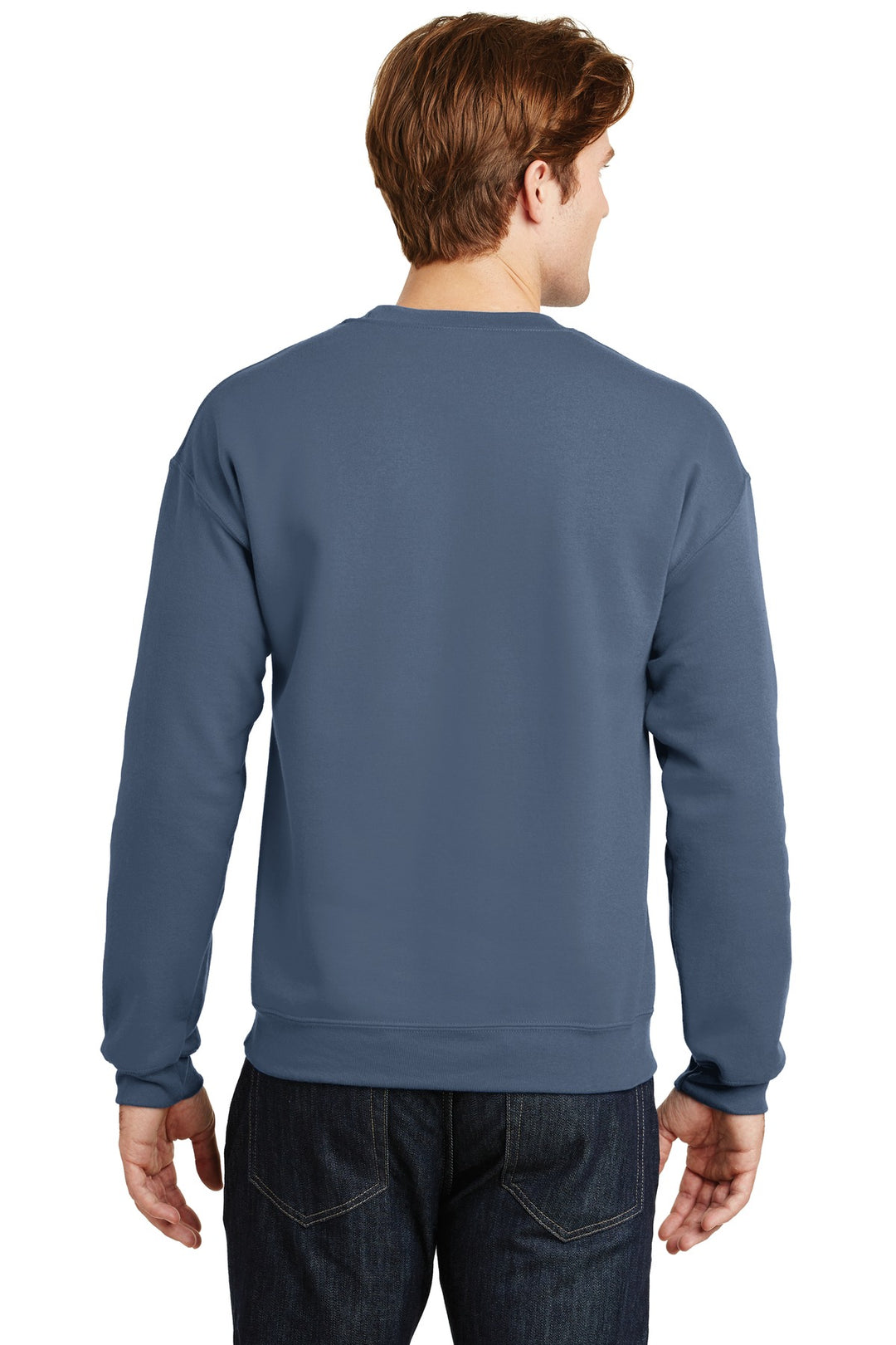 Indigo Blue Gildan Heavy Blend Crewneck Sweatshirt. 18000