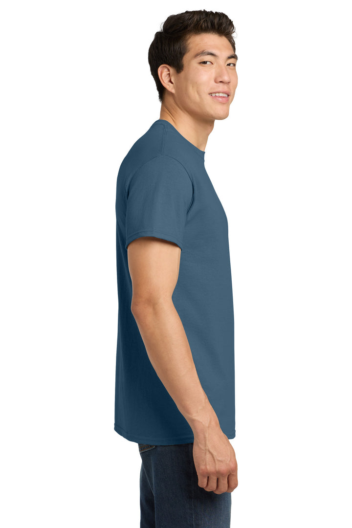 Indigo Blue Gildan - Heavy Cotton 100% Cotton T-Shirt. 5000