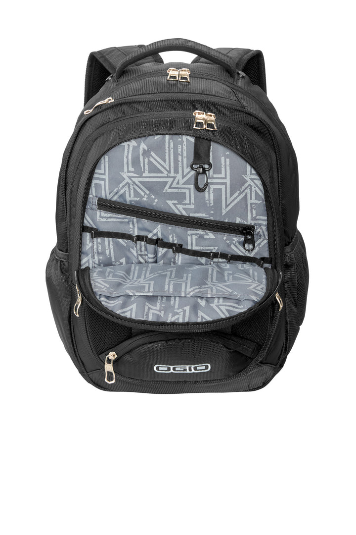 Inside View of Black/Silver OGIO - Bullion Pack. 411064