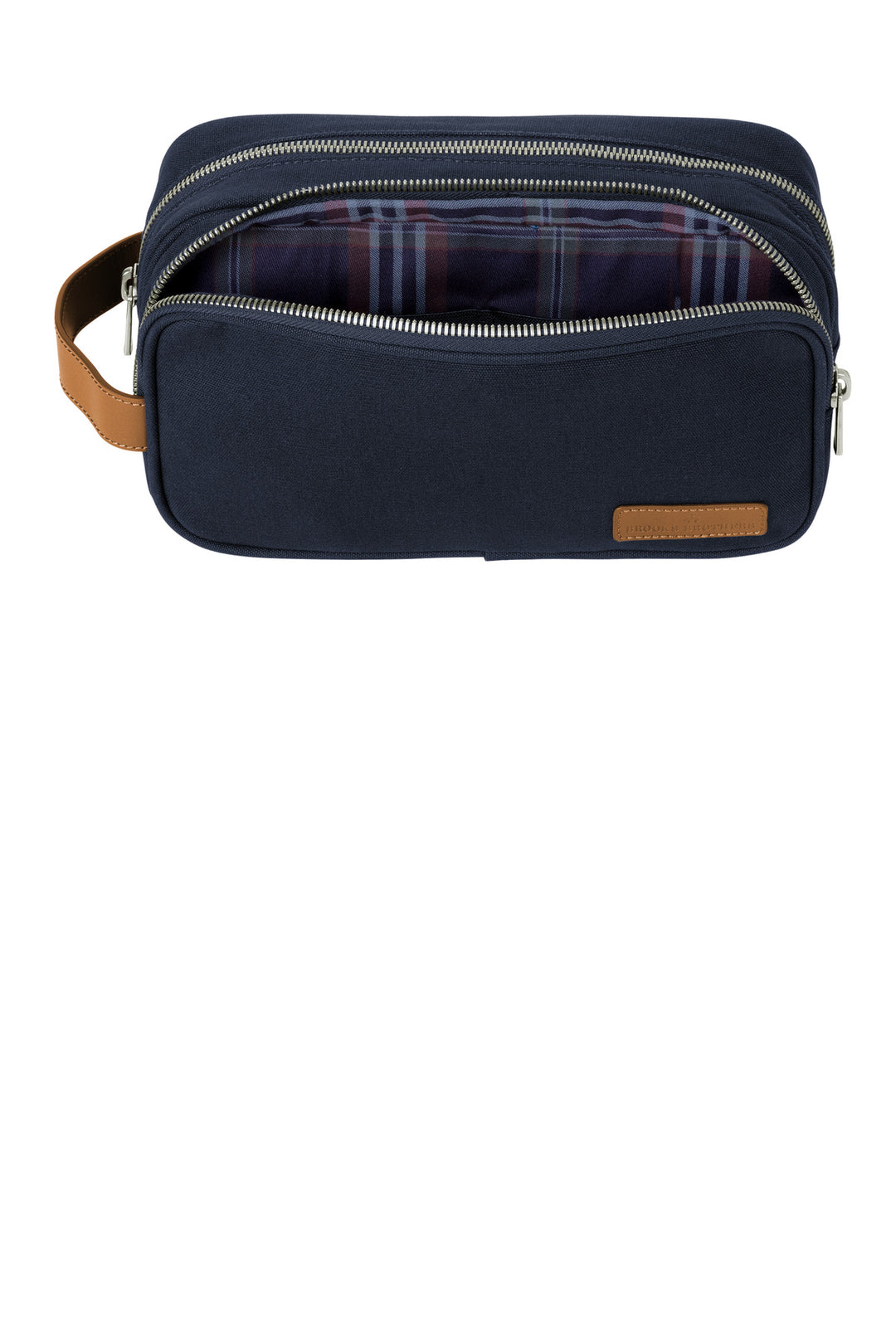 Inside View of NavyBlazer Brooks Brothers Wells Dopp Kit BB18870