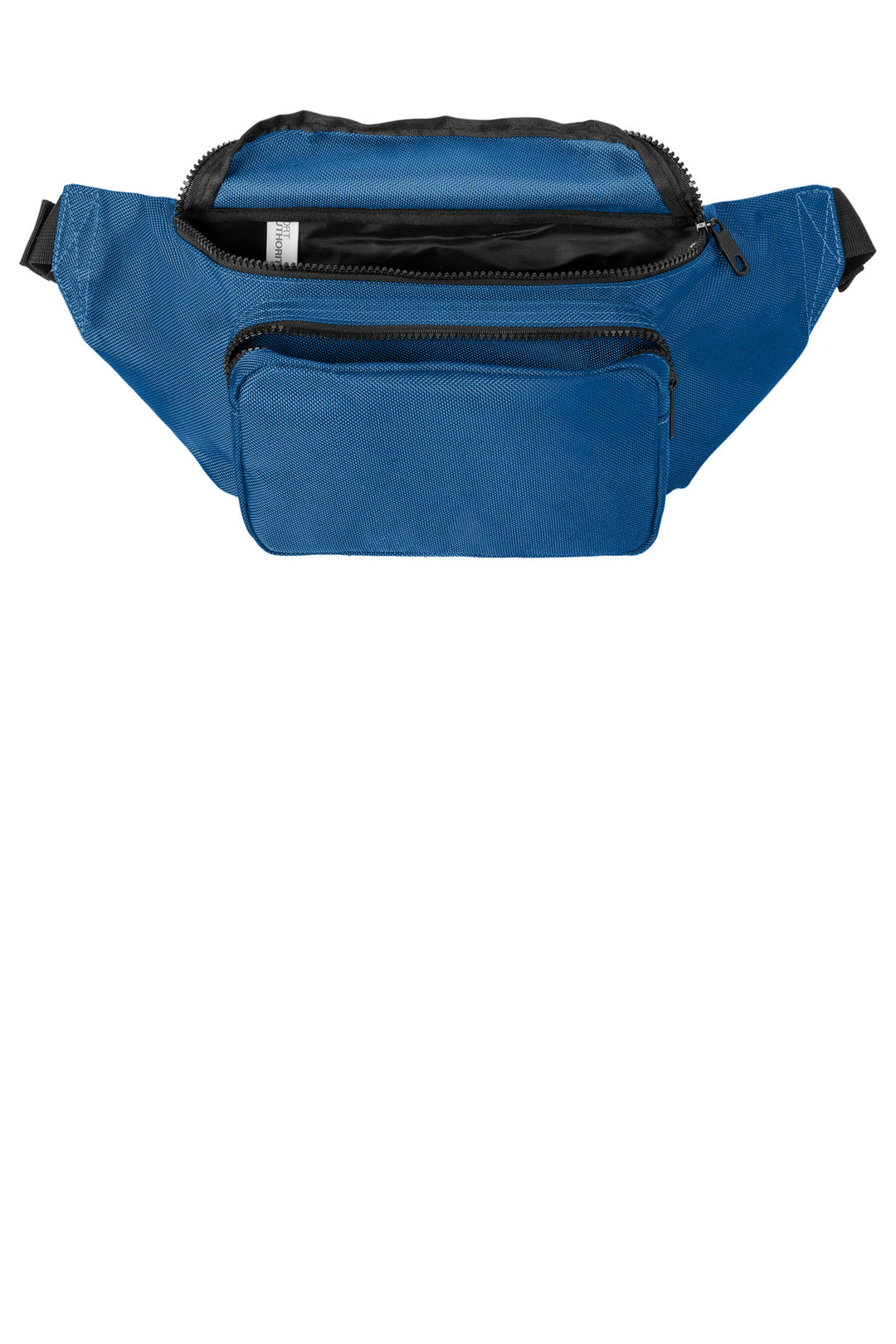 Inside View of TrueBlue Port Authority Large Crossbody Hip Pack BG919
