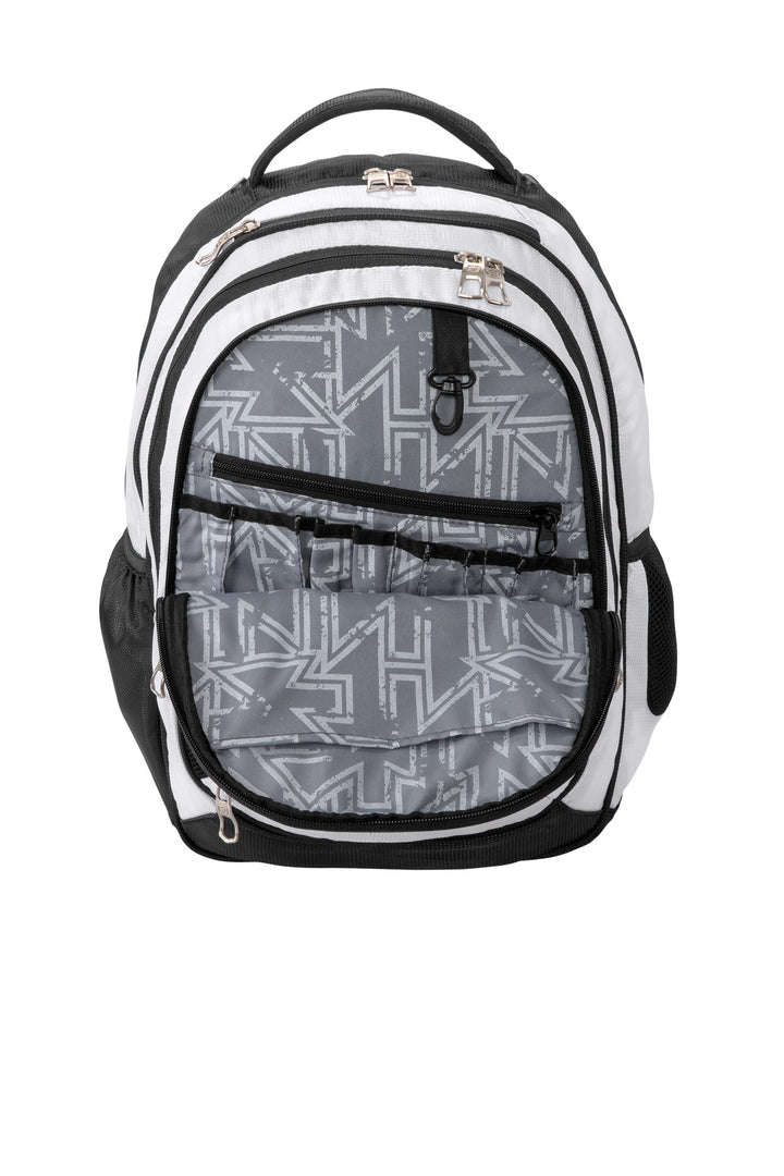 Inside View of White/Blk/Slvr OGIO - Bullion Pack. 411064