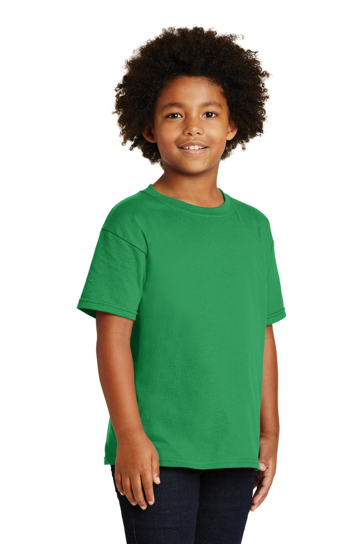 Irish Green Gildan - Youth Heavy Cotton 100% Cotton T-Shirt. 5000B