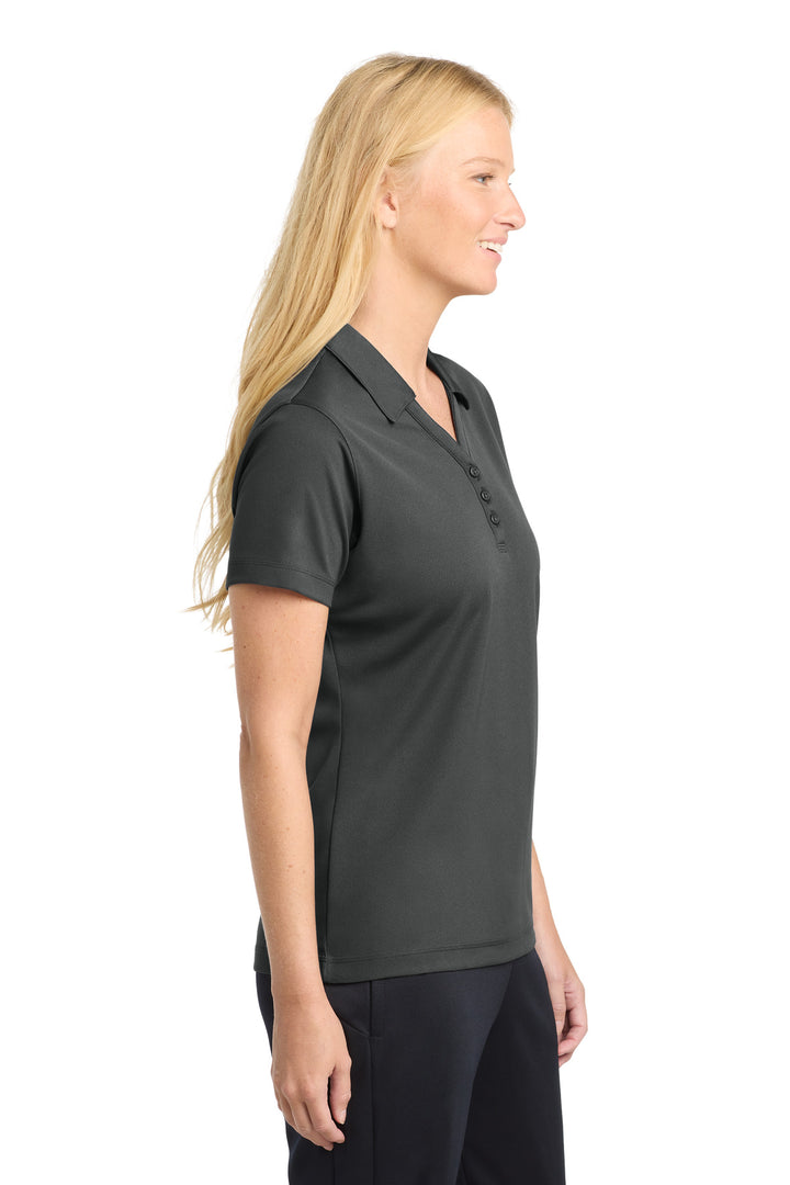 Iron Grey Sport-Tek Women's PosiCharge Micro-Mesh Polo. LST680