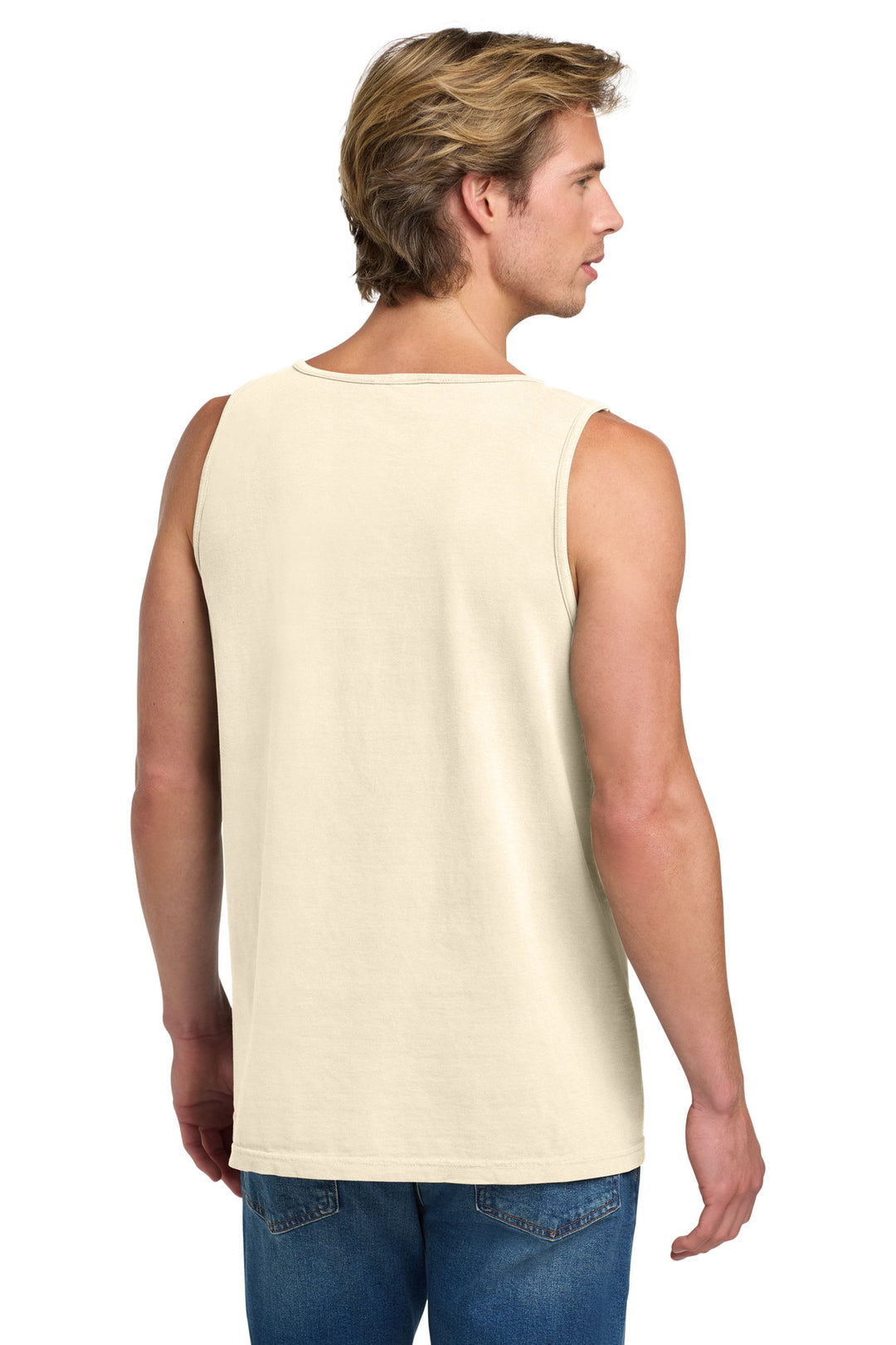 Ivory COMFORT COLORS Heavyweight Ring Spun Tank Top. 9360
