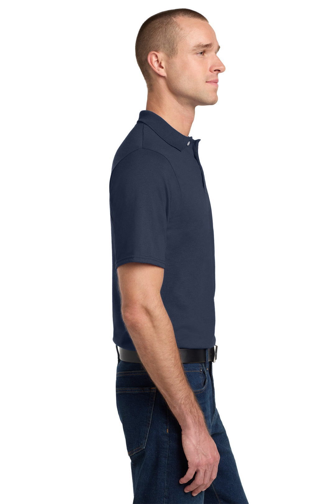 JNavy Jerzees Dri-Power Pocket Sport Shirt. 436MP