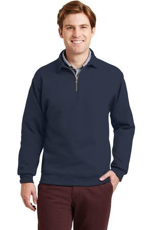 JNavy Jerzees Super Sweats NuBlend - 1/4-Zip Sweatshirt with Cadet Collar. 4528M