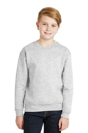 JNavy Jerzees - Youth NuBlend Crewneck Sweatshirt. 562B
