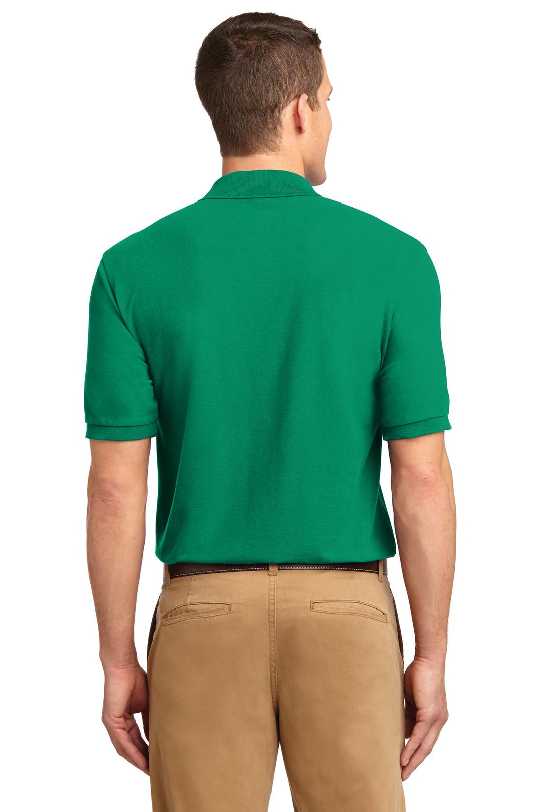 Kelly Green Port Authority Silk Touch Polo K500
