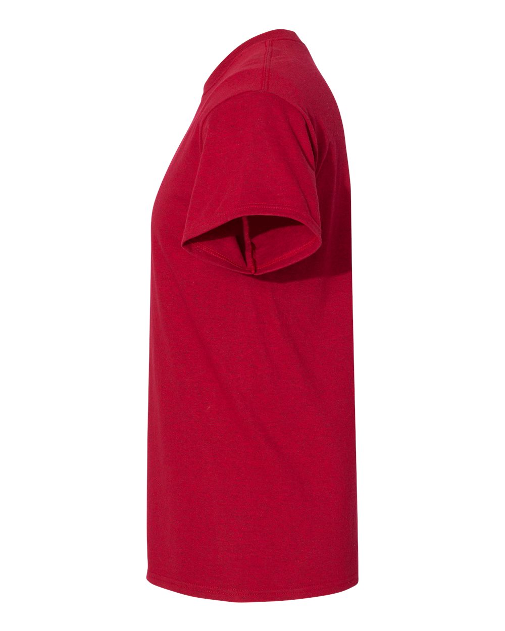 Left View of Antique Cherry Red Heavy Cotton™ T-Shirt - 5000