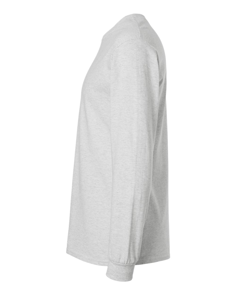 Left View of Ash Ultra Cotton® Long Sleeve T-Shirt - 2400