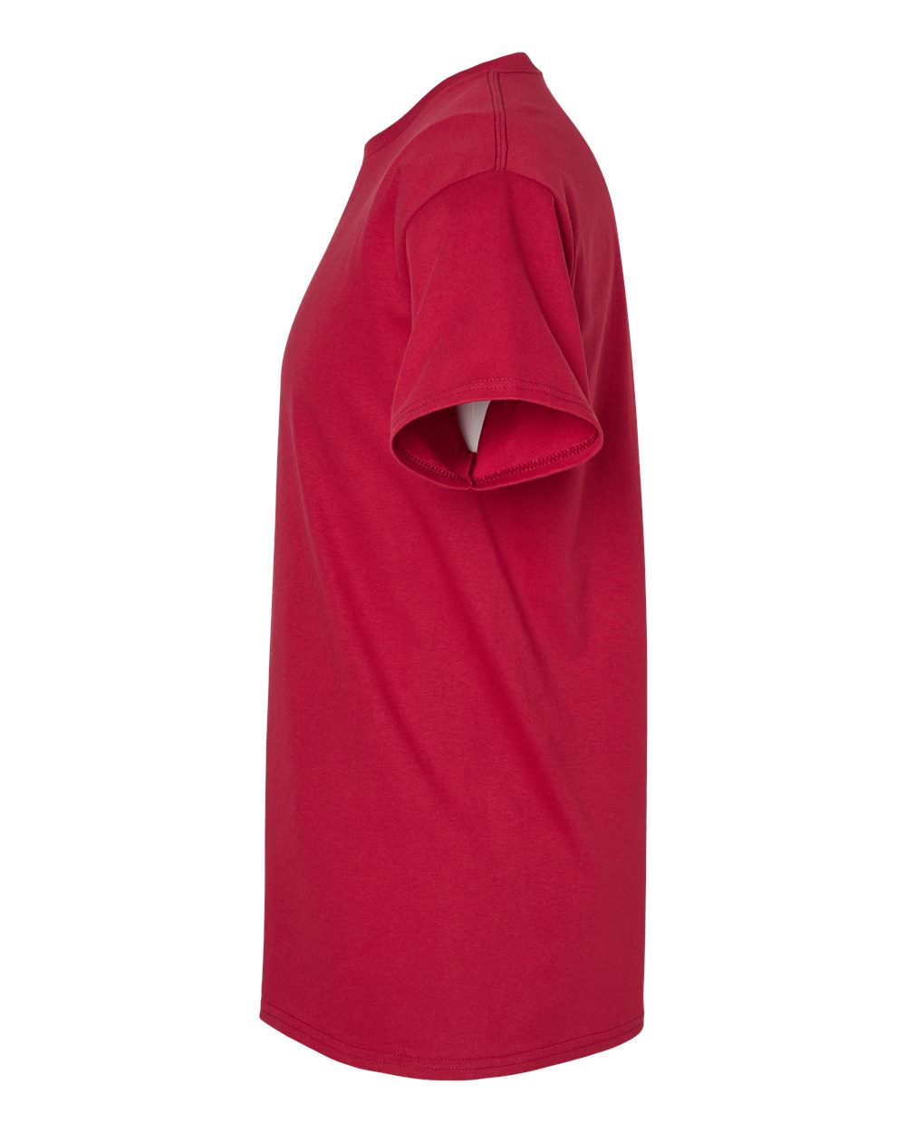 Left View of Athletic Crimson Essential-T T-Shirt - 5280