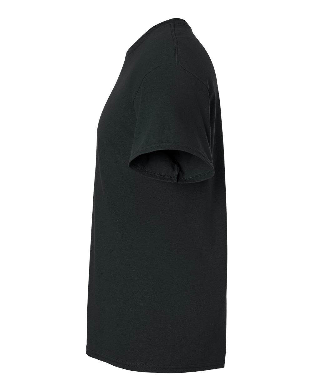 Left View of Black Ultra Cotton® T-Shirt - 2000
