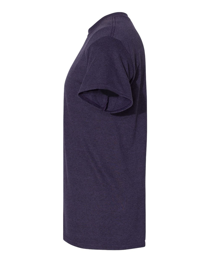 Left View of Blackberry Heavy Cotton™ T-Shirt - 5000