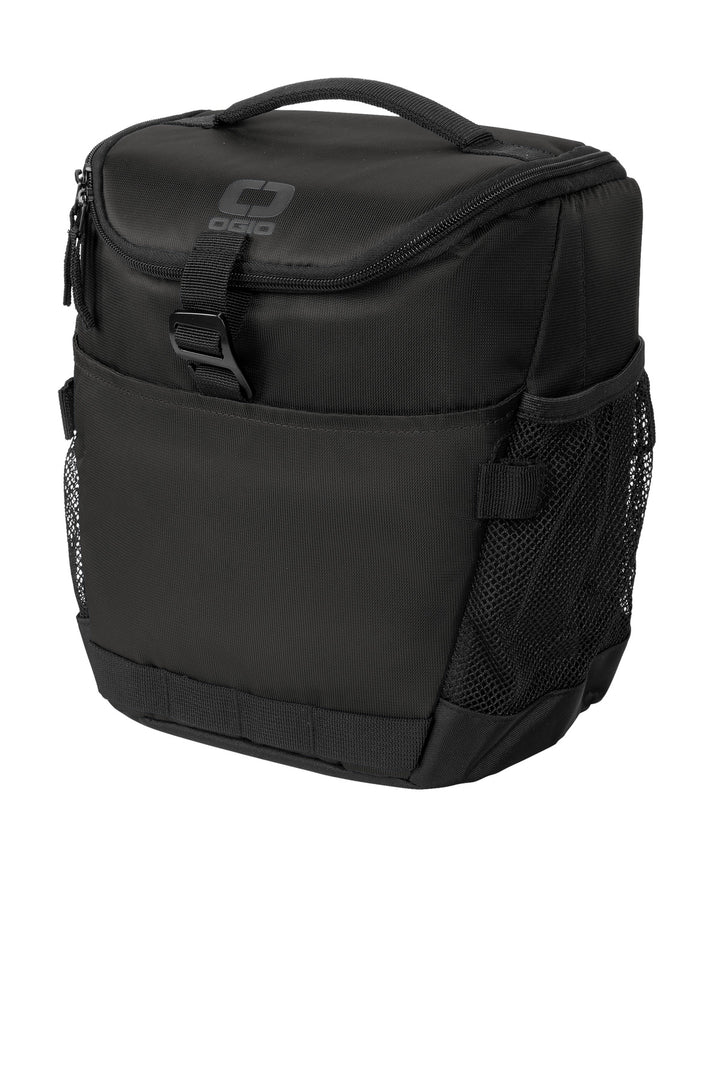 Left View of Blacktop OGIO Sprint 12-Pack Cooler 96001