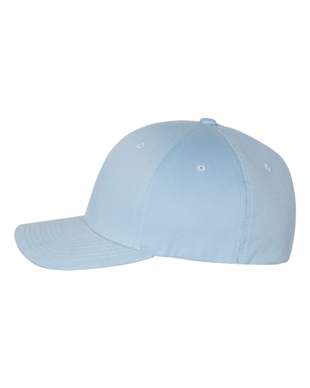 Left View of Carolina Blue Cotton Blend Cap - 6277