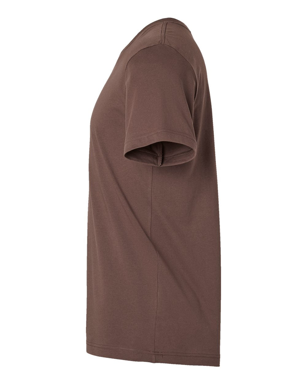 Left View of Cocoa Jersey Tee - 3001