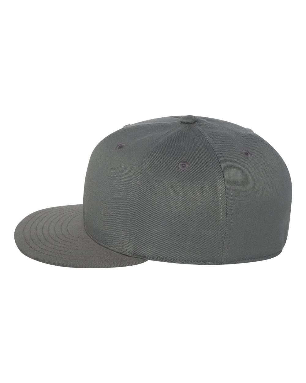 Left View of Dark Grey 210® Flat Bill Cap - 6210FF