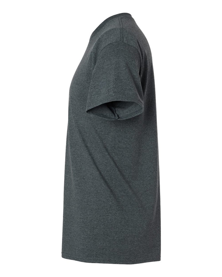Left View of Dark Heather Ultra Cotton® T-Shirt - 2000