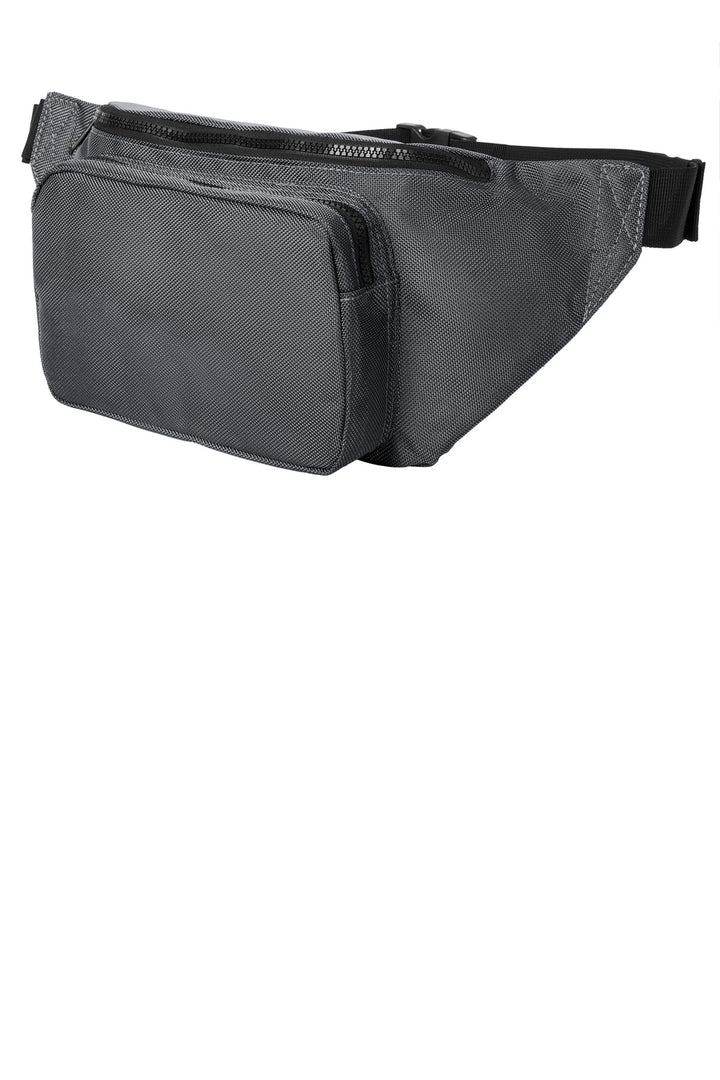 Left View of DarkSlate Port Authority Large Crossbody Hip Pack BG919