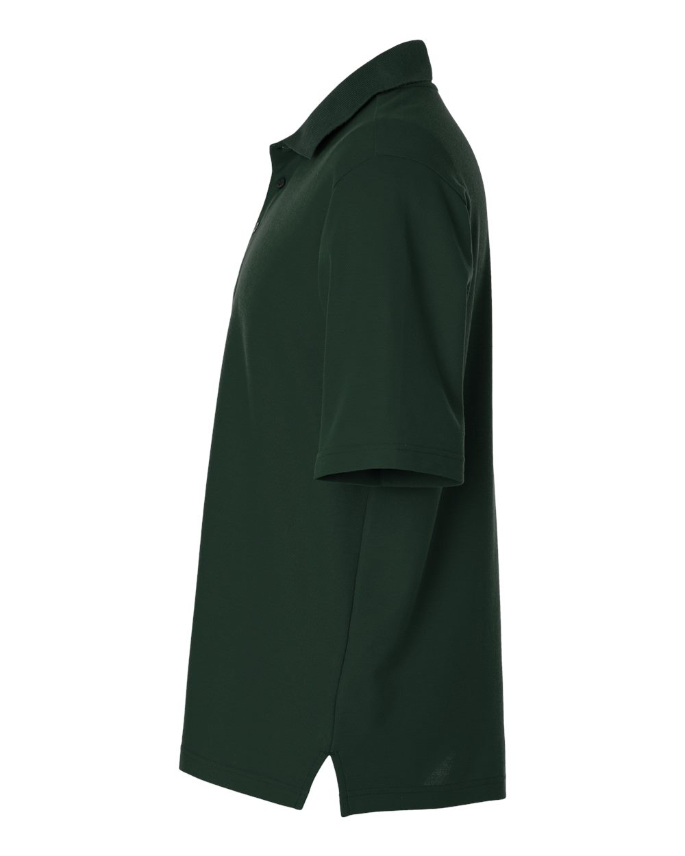 Left View of Forest Men's Resolve CVC Performance Pique Polo - CE106