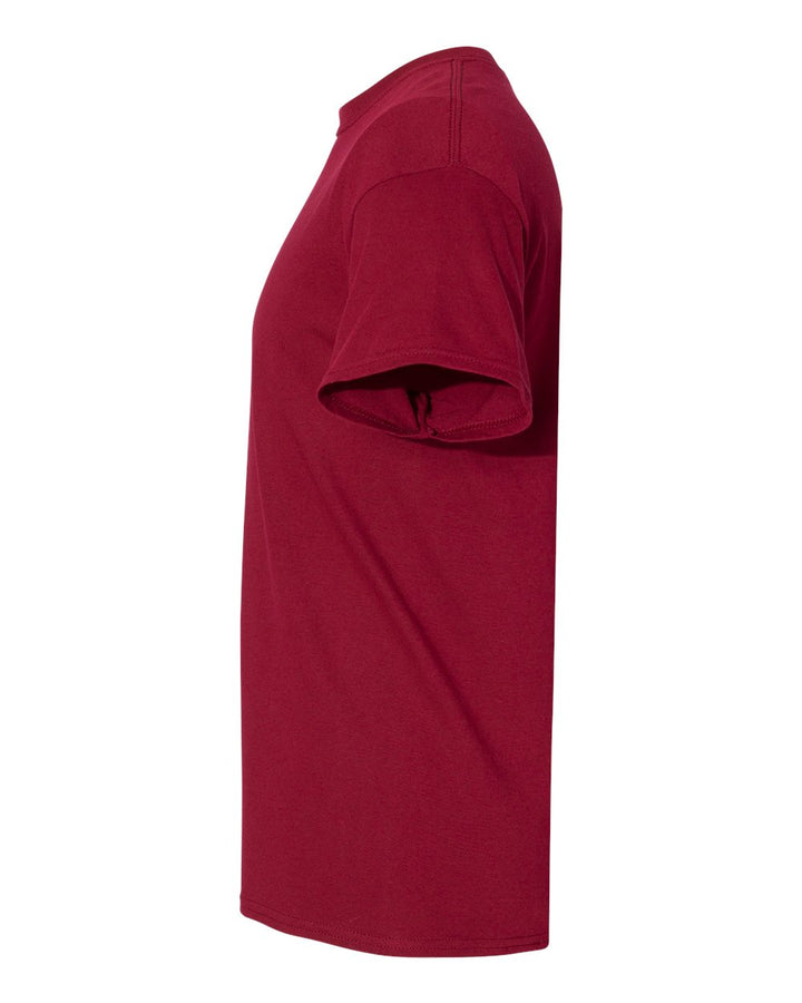 Left View of Garnet Heavy Cotton™ T-Shirt - 5000