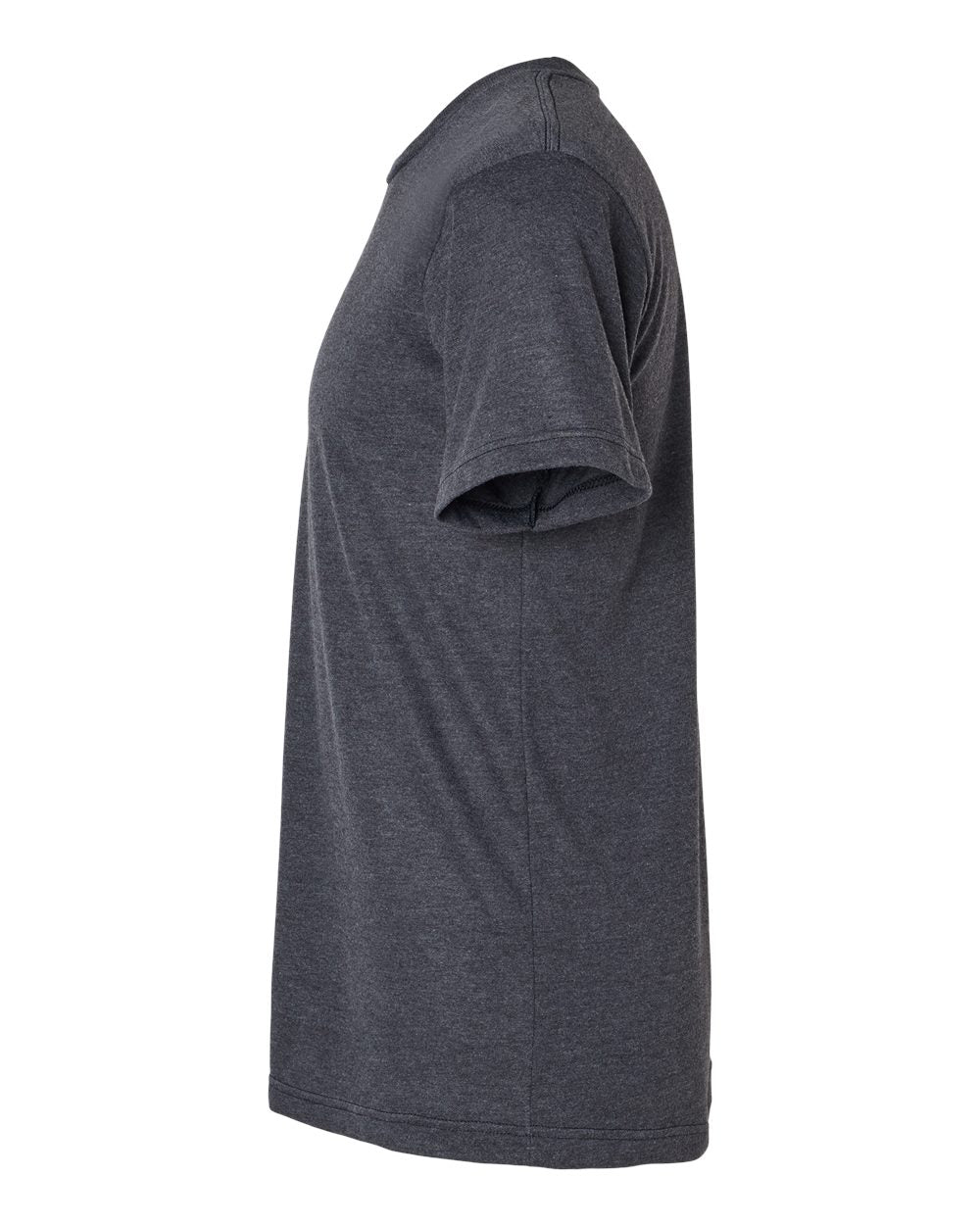 Left View of Graphite Tri Blend Tri-Blend T-Shirt - 254