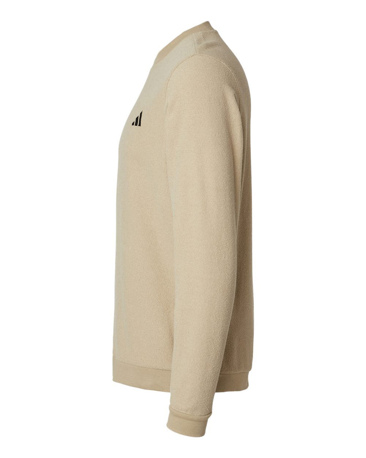 Left View of Hemp Crewneck Sweatshirt - A586