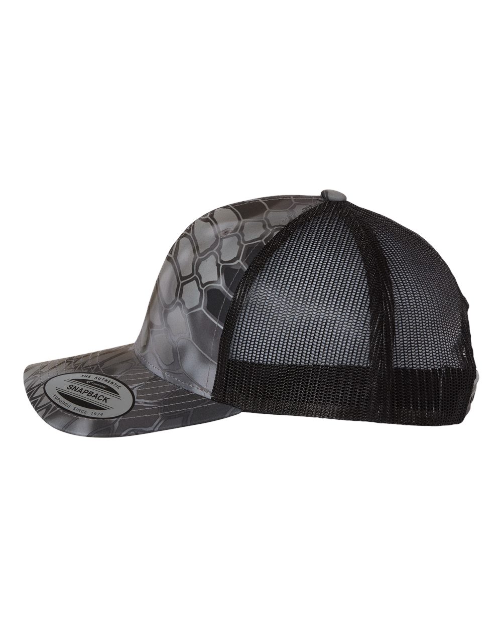 Left View of Kryptek Raid Retro Trucker Cap - 6606
