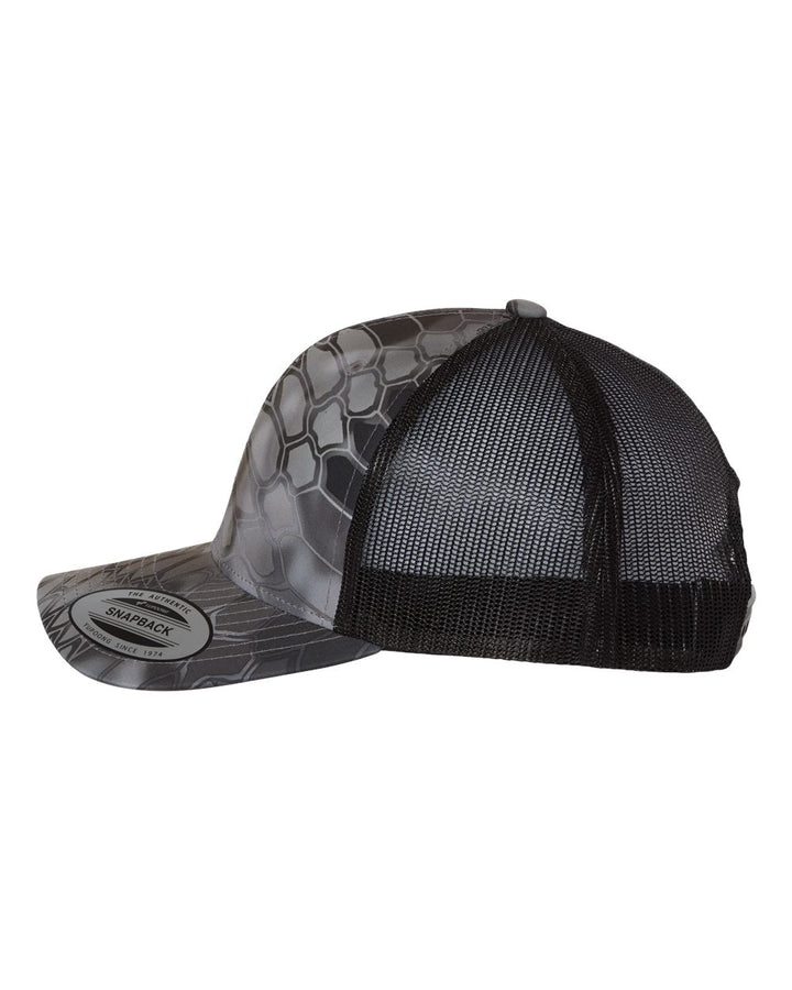Left View of Kryptek Raid Retro Trucker Cap - 6606