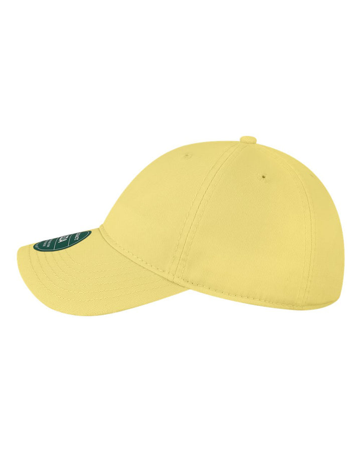 Left View of Lemon Relaxed Twill Dad Hat - EZA