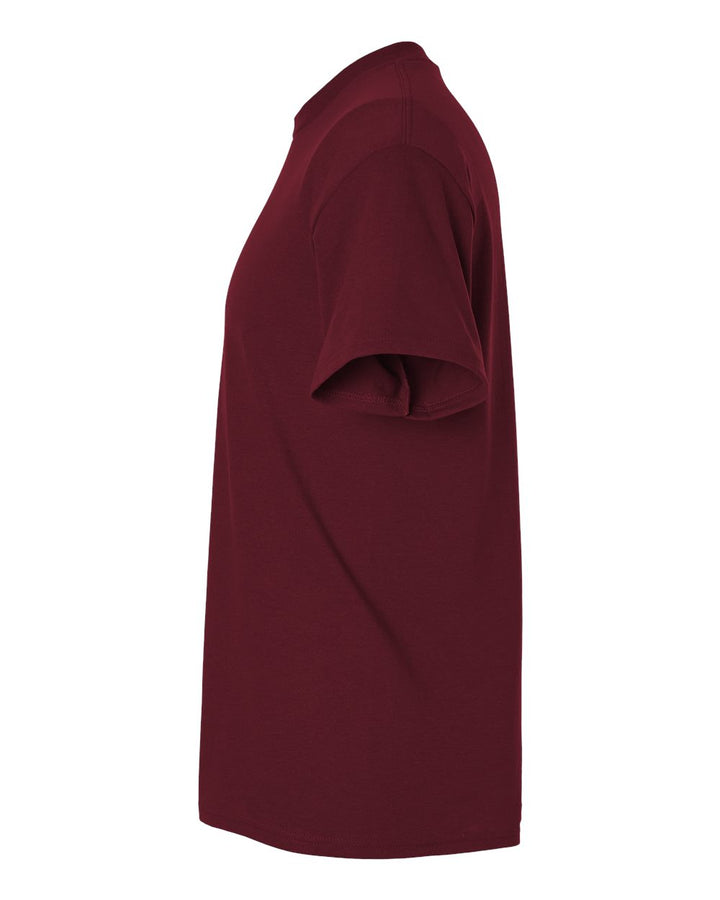 Left View of Maroon DryBlend® T-Shirt - 8000