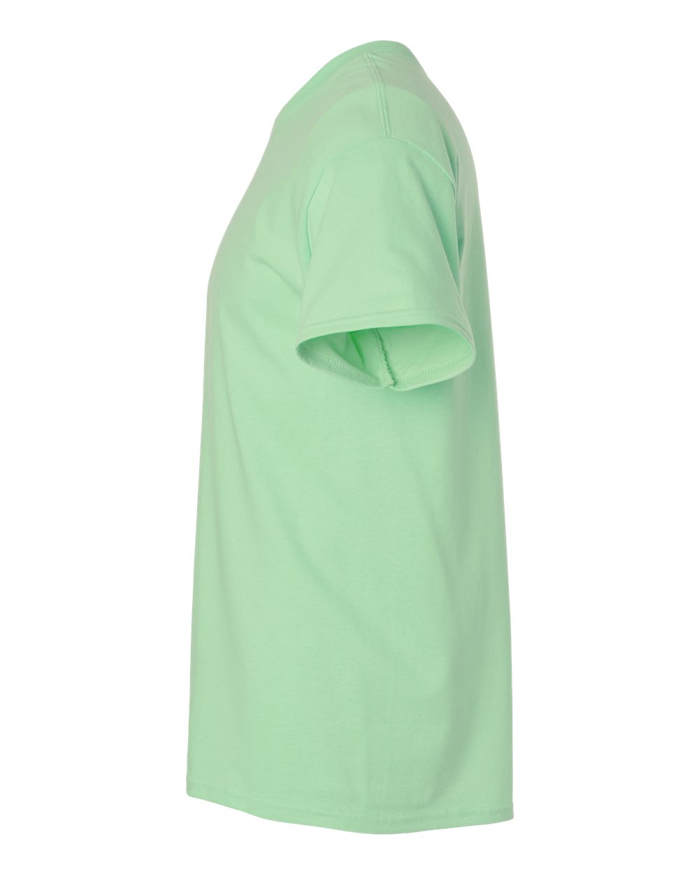 Left View of Mint Green Ultra Cotton® T-Shirt - 2000