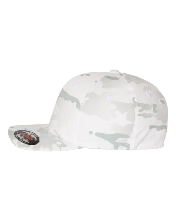 Left View of Multicam Alpine Cotton Blend Cap - 6277
