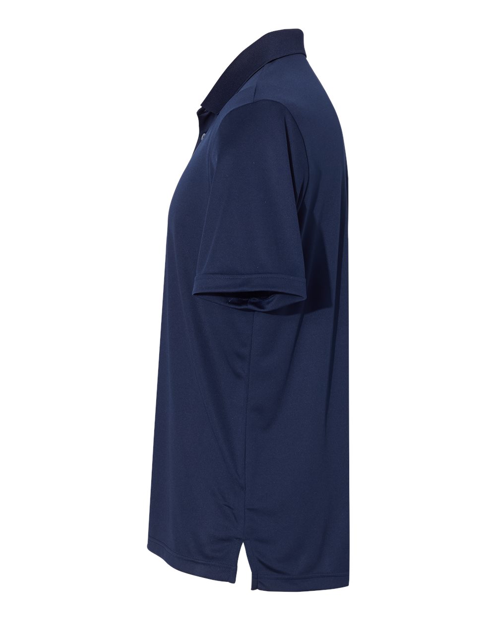 Left View of Navy Performance Polo - A230